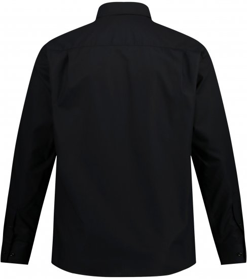 JP1880 Comfort Fit with Chest Pocket Shirt TALL Black - TALL srajce - 