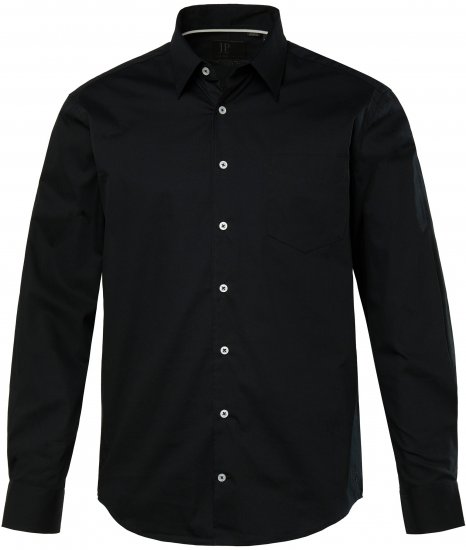 JP1880 Shirt Long Sleeve Modern Fit Black TALL - MOŠKA OBLAČILA MT-6XLT - DALJŠI kroji