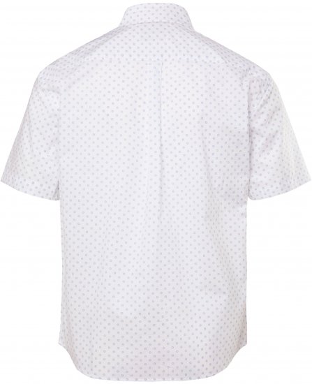 JP1880 Business Modern Fit Short Sleeve Shirt TALL Off-White - TALL srajce - 