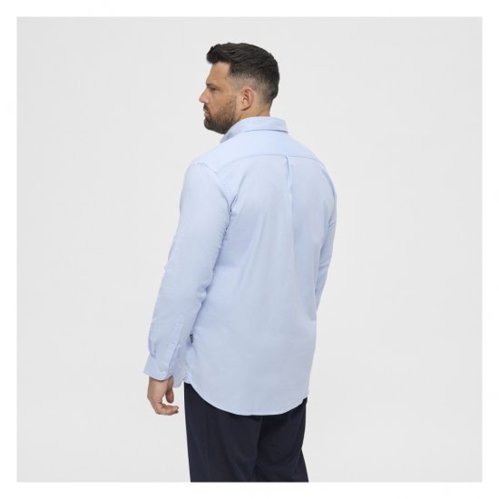 North Latitude Oxford Shirt Light Blue - Srajce - Moške srajce za Močnejše Postave