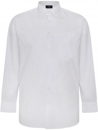 Espionage SH150 Long Sleeve Shirt White - Srajce - Moške srajce za Močnejše Postave