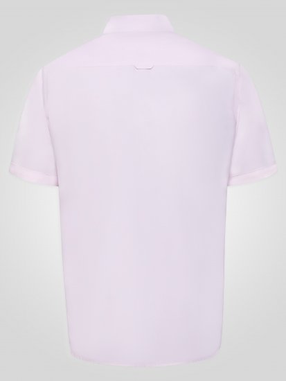D555 James Oxford Srajca Z Kratkimi Rokavi TALL Roza - TALL srajce - 