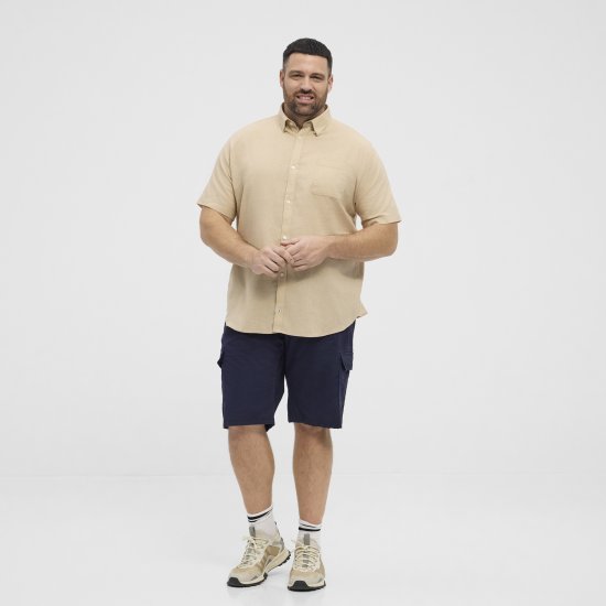 North Latitude 51106 Short Sleeve Shirt Sand - Srajce kratek rokav - 