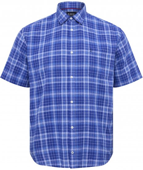 North Latitude 51145 Checked Short Sleeve Shirt Cobolt Blue - Srajce kratek rokav - 