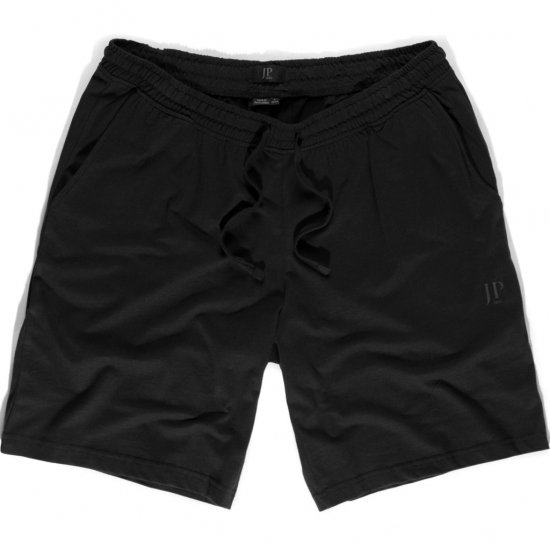 JP1880 Shorts Elastic Waistband Black - Trenirke & kratke trenirke - Moške Trenirke za Močnejše Postave