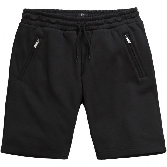 JP1880 Bermuda Sweatshorts Stomach Fit Black - Trenirke & kratke trenirke - Moške Trenirke za Močnejše Postave