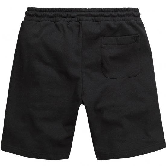 JP1880 Bermuda Sweatshorts Stomach Fit Black - Trenirke & kratke trenirke - Moške Trenirke za Močnejše Postave