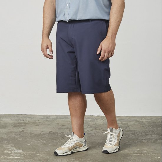 North Latitude Cool Effect Comfort Fit Shorts Blue - Kratke hlače - Moške Kratke Hlače za Močnejše Postave
