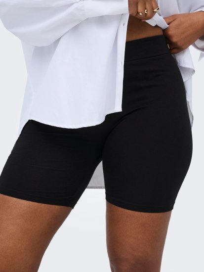 Only Carmakoma Time Shorts Black - Kratke hlače - 