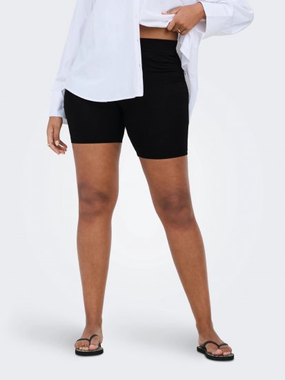Only Carmakoma Time Shorts Black - Kratke hlače - 