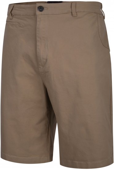 Kam Jeans 341 Chino Shorts Beige - Kratke hlače - Moške Kratke Hlače za Močnejše Postave