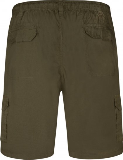 Espionage ST042 Cargo Shorts Olive - Kratke hlače - Moške Kratke Hlače za Močnejše Postave