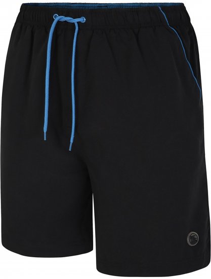 Espionage SW040 Plain Swimshorts Black - Kopalne hlače - Moške Kopalne Hlače za Močnejše postave