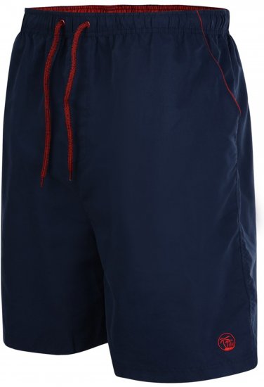 Espionage SW040 Plain Swimshorts Navy - Kopalne hlače - Moške Kopalne Hlače za Močnejše postave