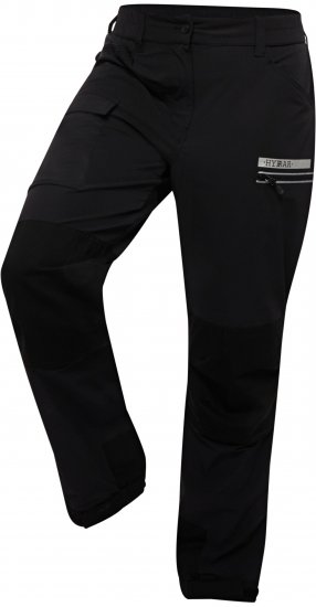 Ulla Popken HYPRAR Multifunctional Durable Inset Trekking Pants Black - Kavbojke & Hlače v Velikih Številkah – Plus Size - 