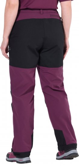 Ulla Popken HYPRAR Multifunctional Durable Inset Trekking Pants Dark Cherry Dark Cherry - Kavbojke & Hlače v Velikih Številkah – Plus Size - 