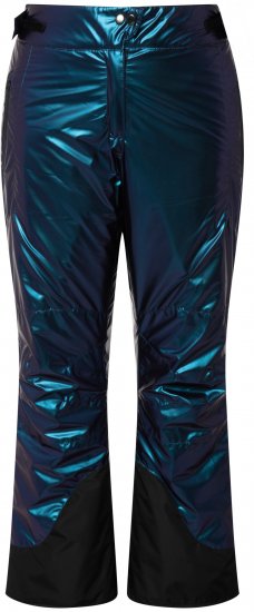 Ulla Popken Ski Pants Water-Repellent MBlue-Of-Pearl Velcro Closure Snow Gaiter Blue - Kavbojke & Hlače v Velikih Številkah – Plus Size - 