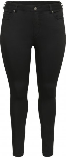 Kaffe Curve Lena Slim Jeans Black Deep - Kavbojke - 