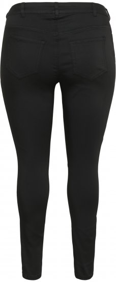 Kaffe Curve Lena Slim Jeans Black Deep - Kavbojke - 