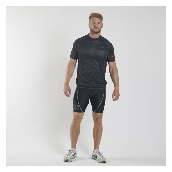 North Latitude Sport Bike Shirt Black - Kolesarska oblačila - 
