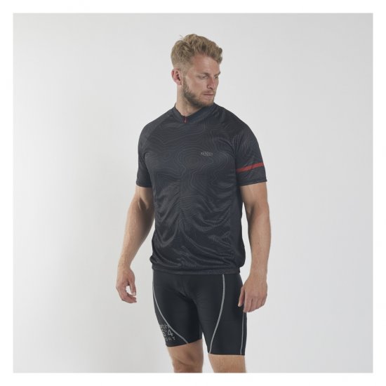 North Latitude Sport Bike Shirt Black - Kolesarska oblačila - 
