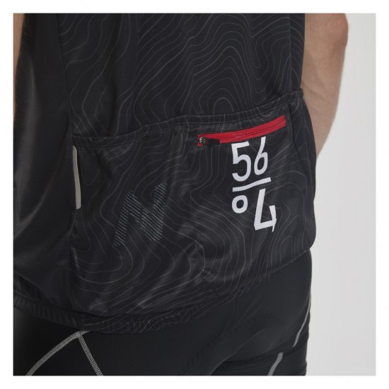 North Latitude Sport Bike Shirt Black - Kolesarska oblačila - 