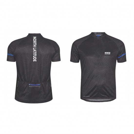 North Latitude Cycling Shirt Black - Kolesarska oblačila - 
