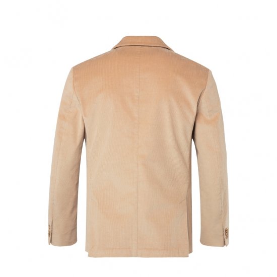 JP1880 Suit Jacket Corduroy Business Sand - Obleke - Velike številke oblek za moške
