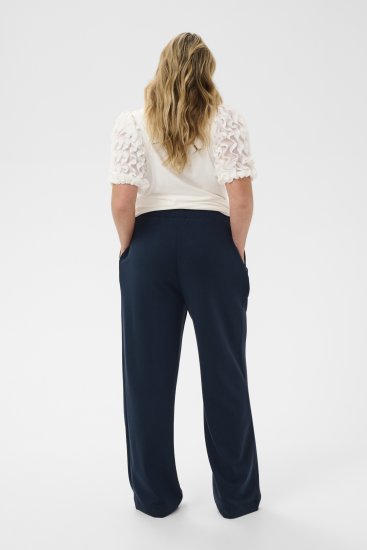Kaffe Curve Annia Sweatpants Navy - Hlače trenirke - 