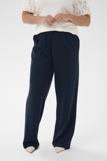 Kaffe Curve Annia Sweatpants Navy - Hlače trenirke - 