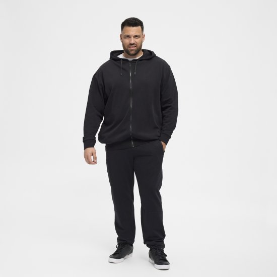 North Latitude Denim Sweatpants Black - Trenirke & Kratke trenirke - Moške Trenirke za Močnejše Postave