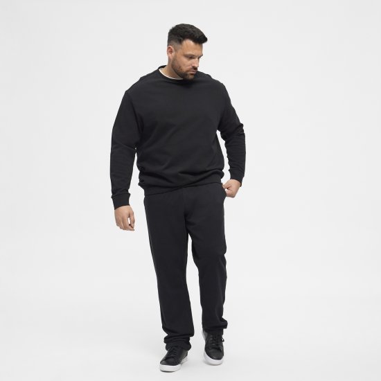 North Latitude Sweatpants Black - Trenirke & kratke trenirke - Moške Trenirke za Močnejše Postave