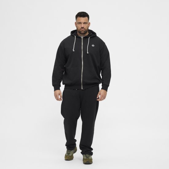 North Latitude Sweat Trousers Black - Trenirke & kratke trenirke - Moške Trenirke za Močnejše Postave