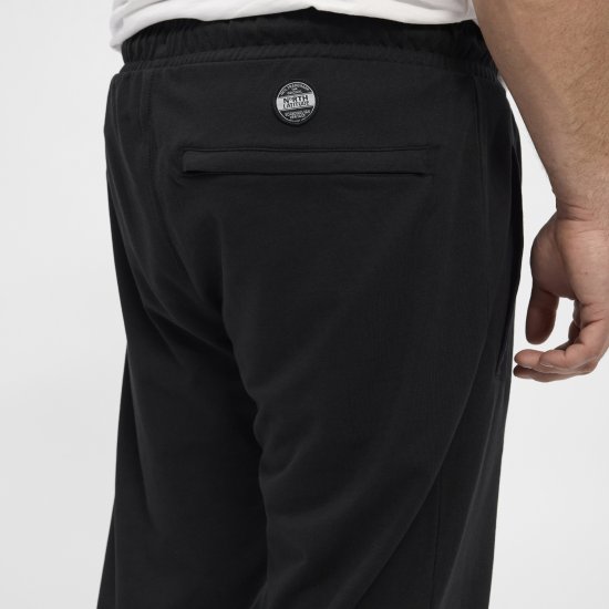 North Latitude Sweat Trousers Black - Trenirke & kratke trenirke - Moške Trenirke za Močnejše Postave
