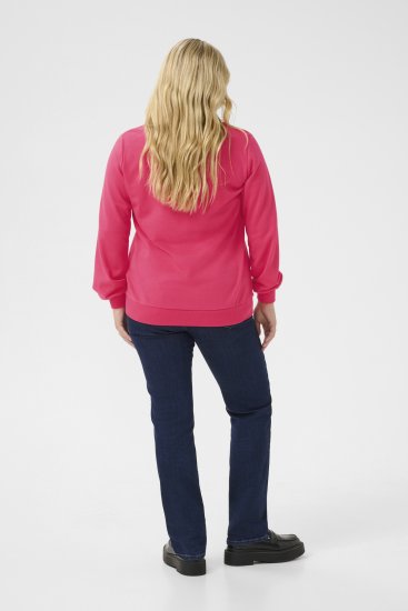 Kaffe Curve Violi Sweatshirt Raspberry Pink - Puloverji - 