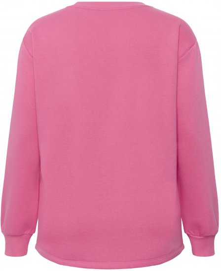 Kaffe Curve Sus Sweatshirt Pink Power - Puloverji - 