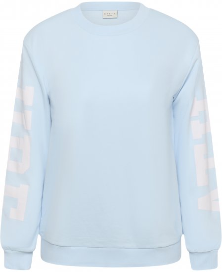 Kaffe Curve Mila Sweatshirt Nantucket Breeze Blue - Puloverji - 
