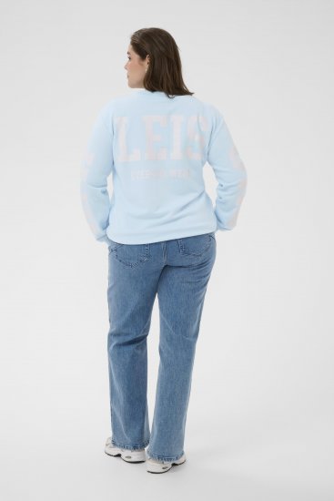 Kaffe Curve Mila Sweatshirt Nantucket Breeze Blue - Puloverji - 