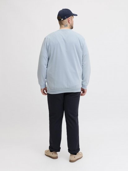 Jack & Jones Brandon Sweatshirt Blue - Puloverji & jopice - Moški Puloverji & Jopice za Močnejše Postave