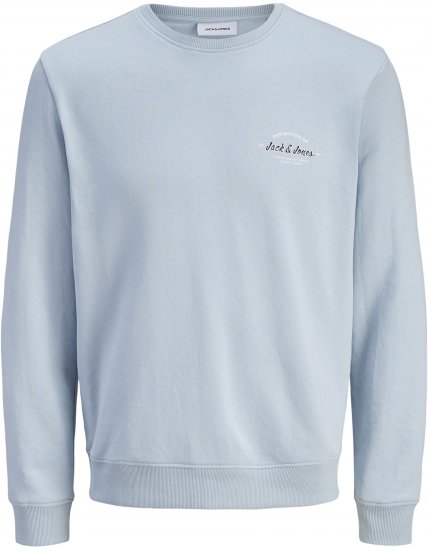 Jack & Jones Brandon Sweatshirt Blue - Puloverji & jopice - Moški Puloverji & Jopice za Močnejše Postave