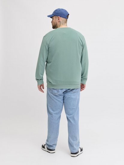 Jack & Jones Brandon Sweatshirt Turquoise - Puloverji & jopice - Moški Puloverji & Jopice za Močnejše Postave
