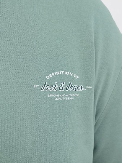 Jack & Jones Brandon Sweatshirt Turquoise - Puloverji & jopice - Moški Puloverji & Jopice za Močnejše Postave