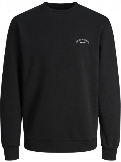 Jack & Jones College Logo Sweatshirt Black - Puloverji & jopice - Moški Puloverji & Jopice za Močnejše Postave