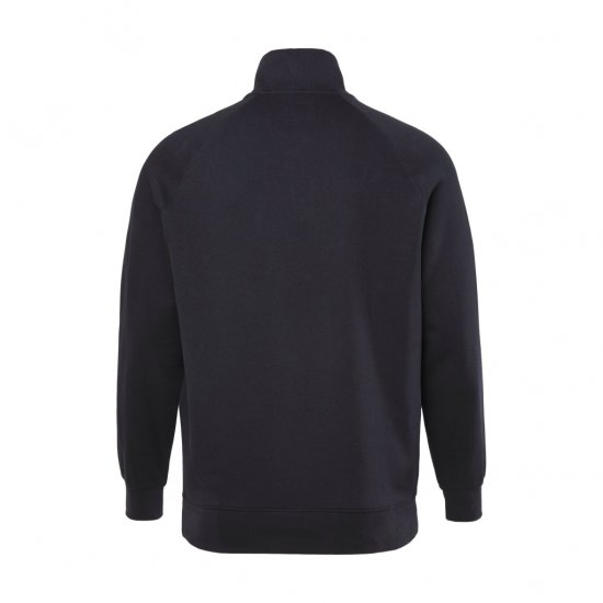 JP1880 Sweatshirt Half-Zip Stomach Fit Black - Puloverji & jopice - Moški Puloverji & Jopice za Močnejše Postave
