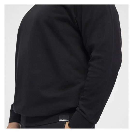 North Latitude Crew Neck Sweatshirt Black - Puloverji & jopice - Moški Puloverji & Jopice za Močnejše Postave