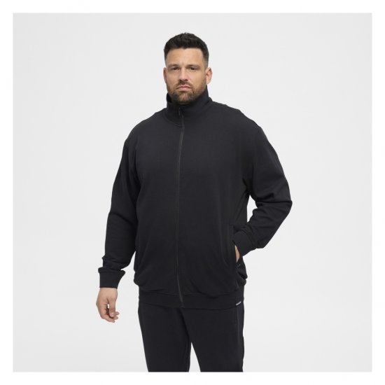 North Latitude Full-Zip Sweatshirt Black - Puloverji & jopice - Moški Puloverji & Jopice za Močnejše Postave
