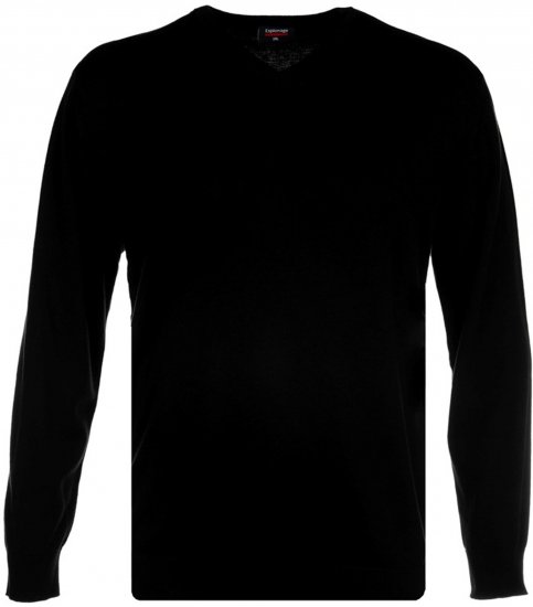 Espionage KW031 Sweatshirt Black - Puloverji & jopice - Moški Puloverji & Jopice za Močnejše Postave