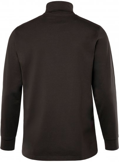 JP1880 Turtleneck Sweatshirt Long Sleeve Dark Brown - Puloverji & jopice - Moški Puloverji & Jopice za Močnejše Postave
