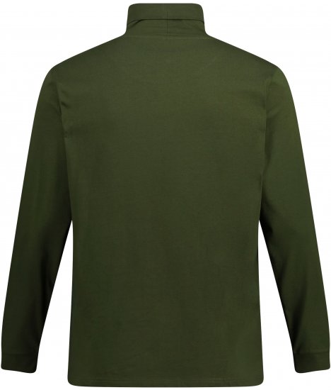 JP1880 Turtleneck Sweatshirt Green - Puloverji & jopice - Moški Puloverji & Jopice za Močnejše Postave