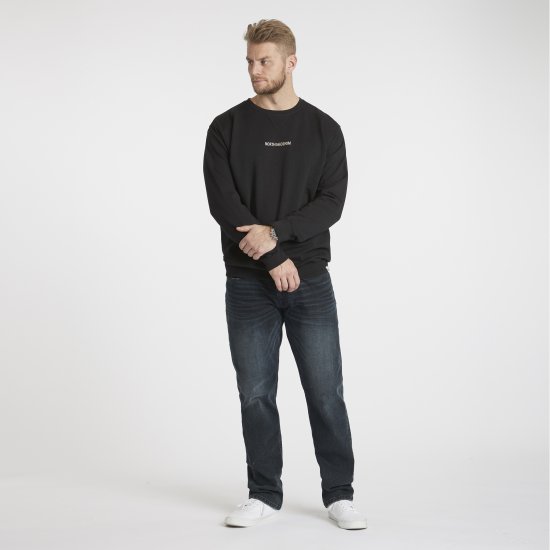 North Latitude Denim Logo Sweatshirt Black TALL - TALL puloverji - 